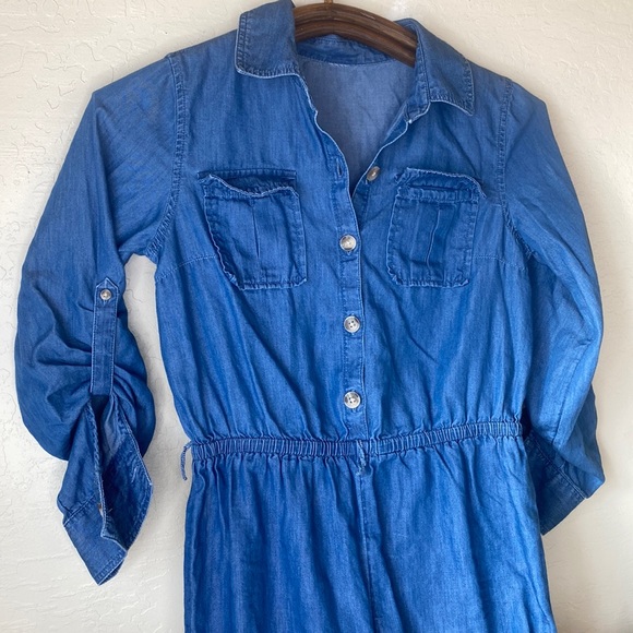 Denim look jumper - Picture 3 of 5